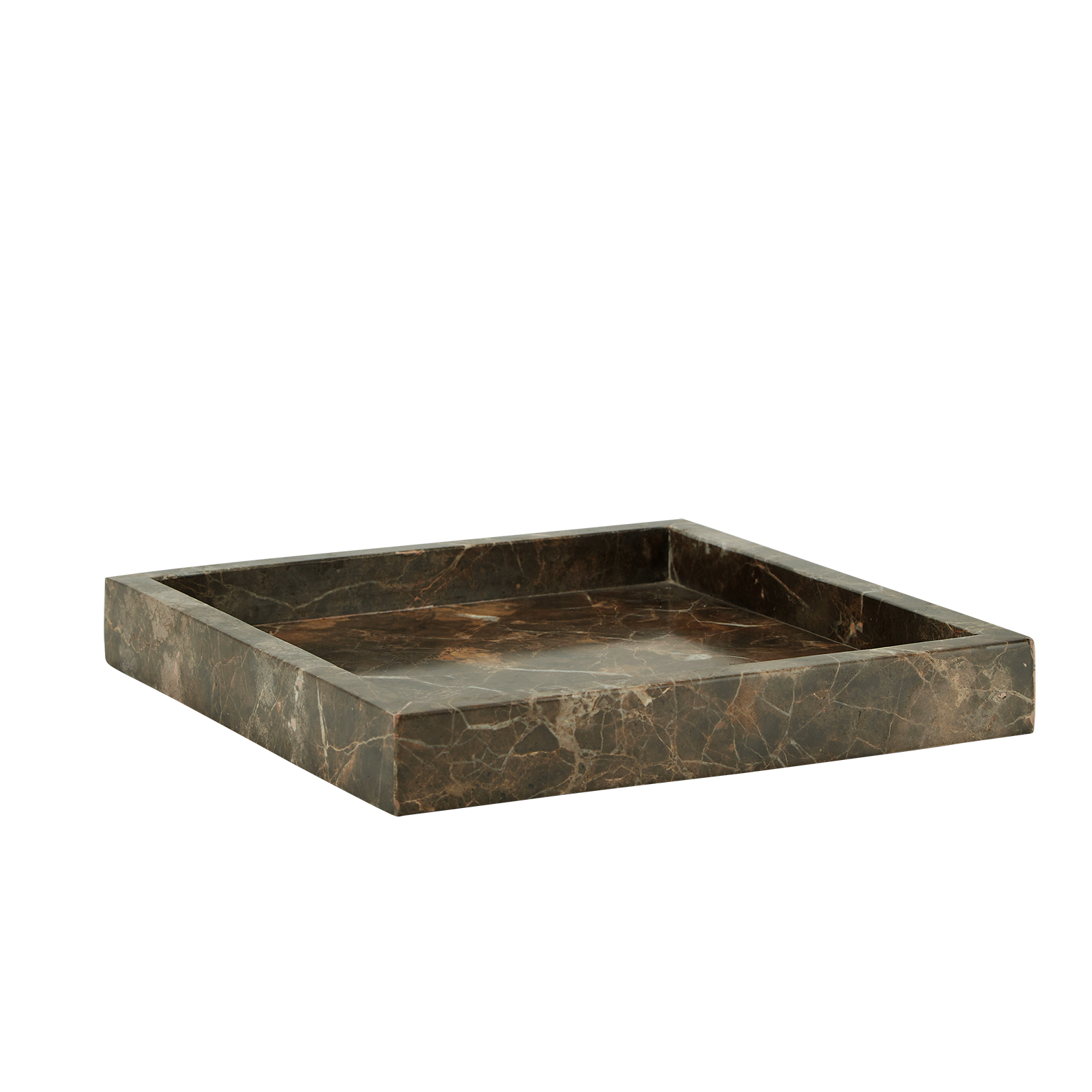Jilly Marble Tray-TOFFEE BROWN-SQUARE (DS)