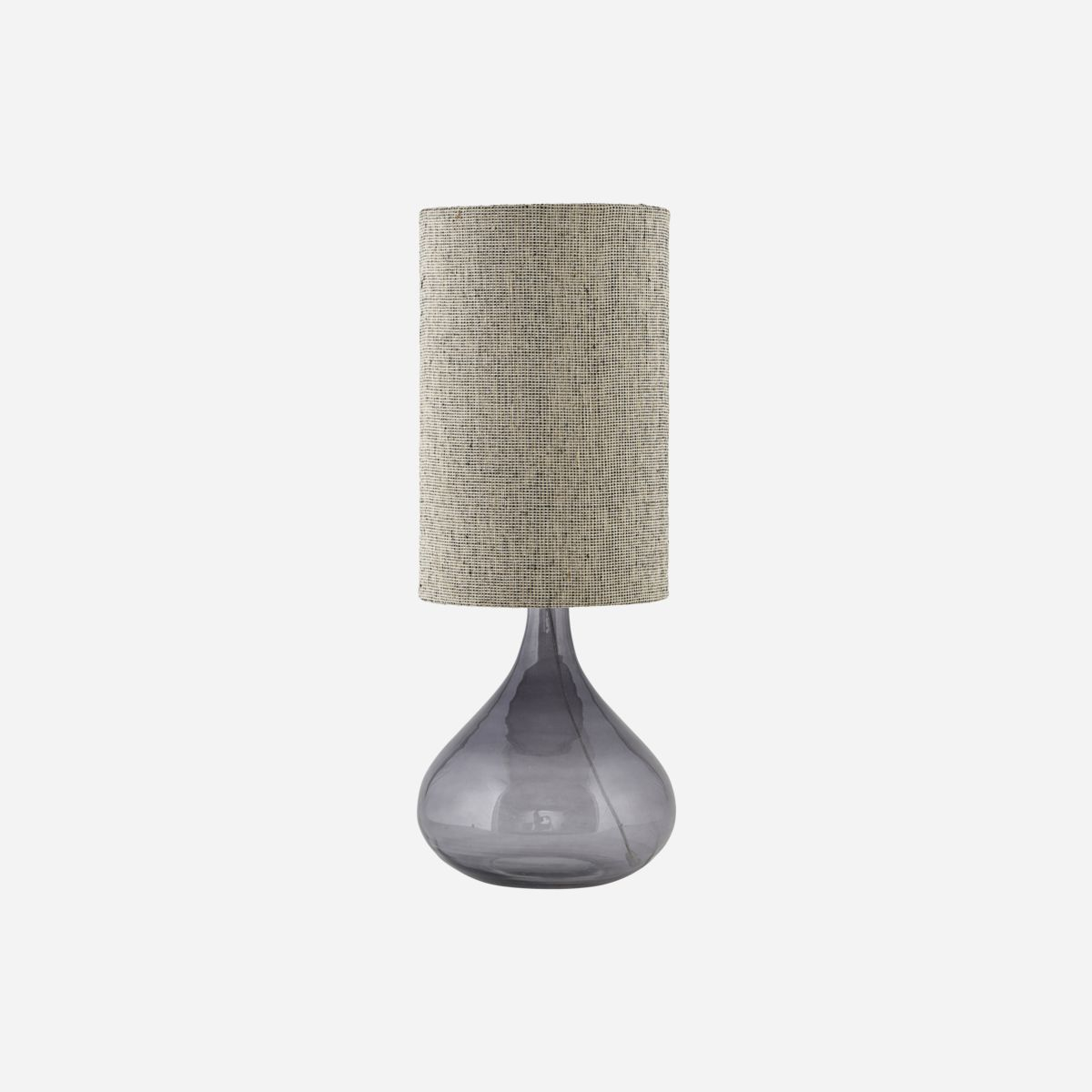 Small Bordlampe, H 34 cm, grå