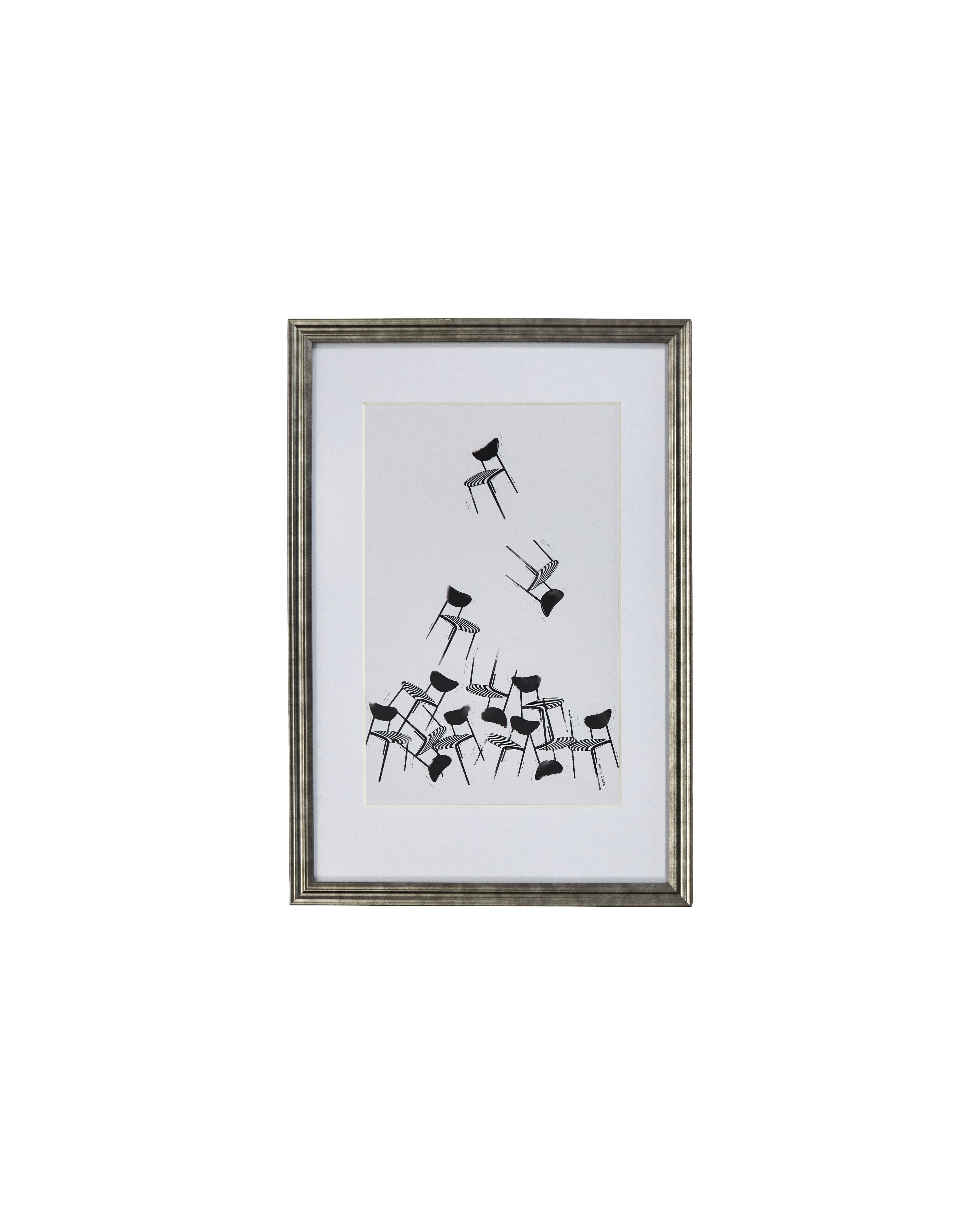 House Doctor - Wall art, Inco, Sort