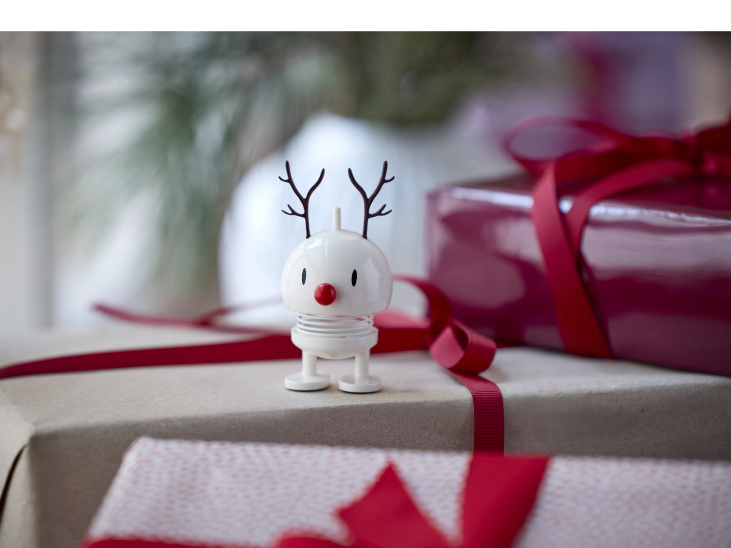 Hoptimist Reindeer Bumble XS Hvid