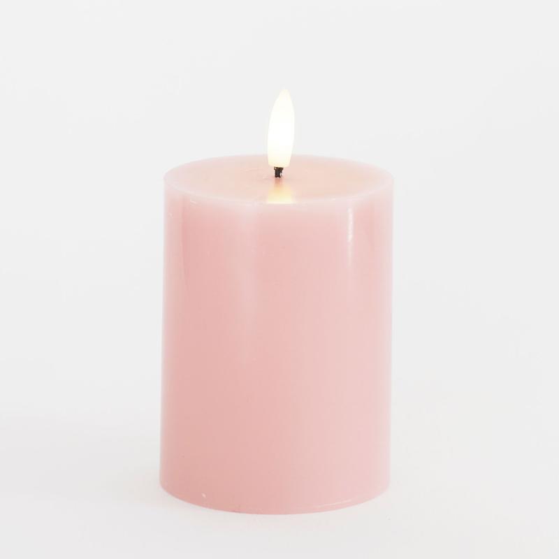 Sirius - Sille Bloklys Ø7,5x10 cm, Lyserød billede