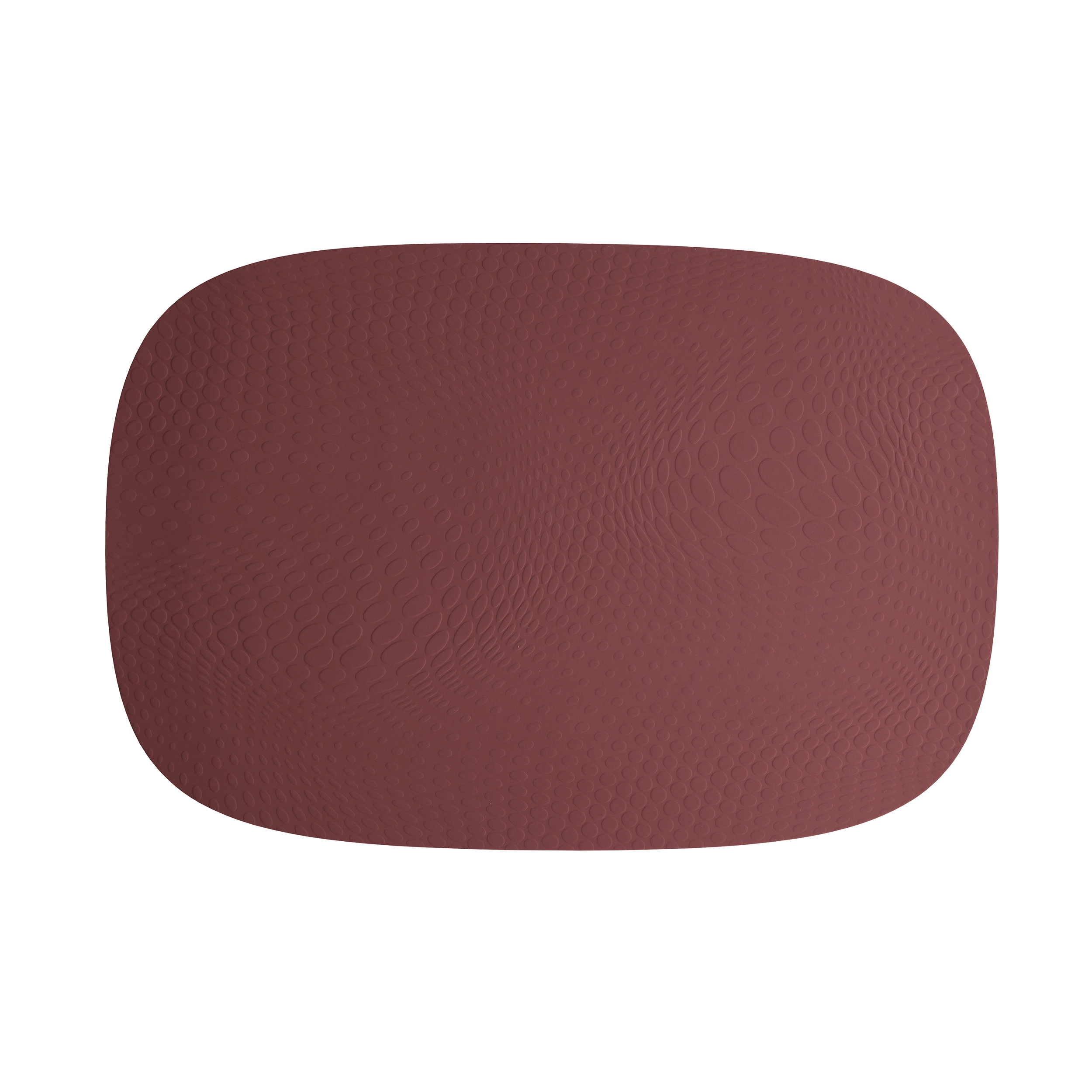 Karim Rashid - recycled læder dækkeserviet bordeaux, 1 stk. Karim Rashid - recycled læder dækkeserviet bordeaux, 1 stk.