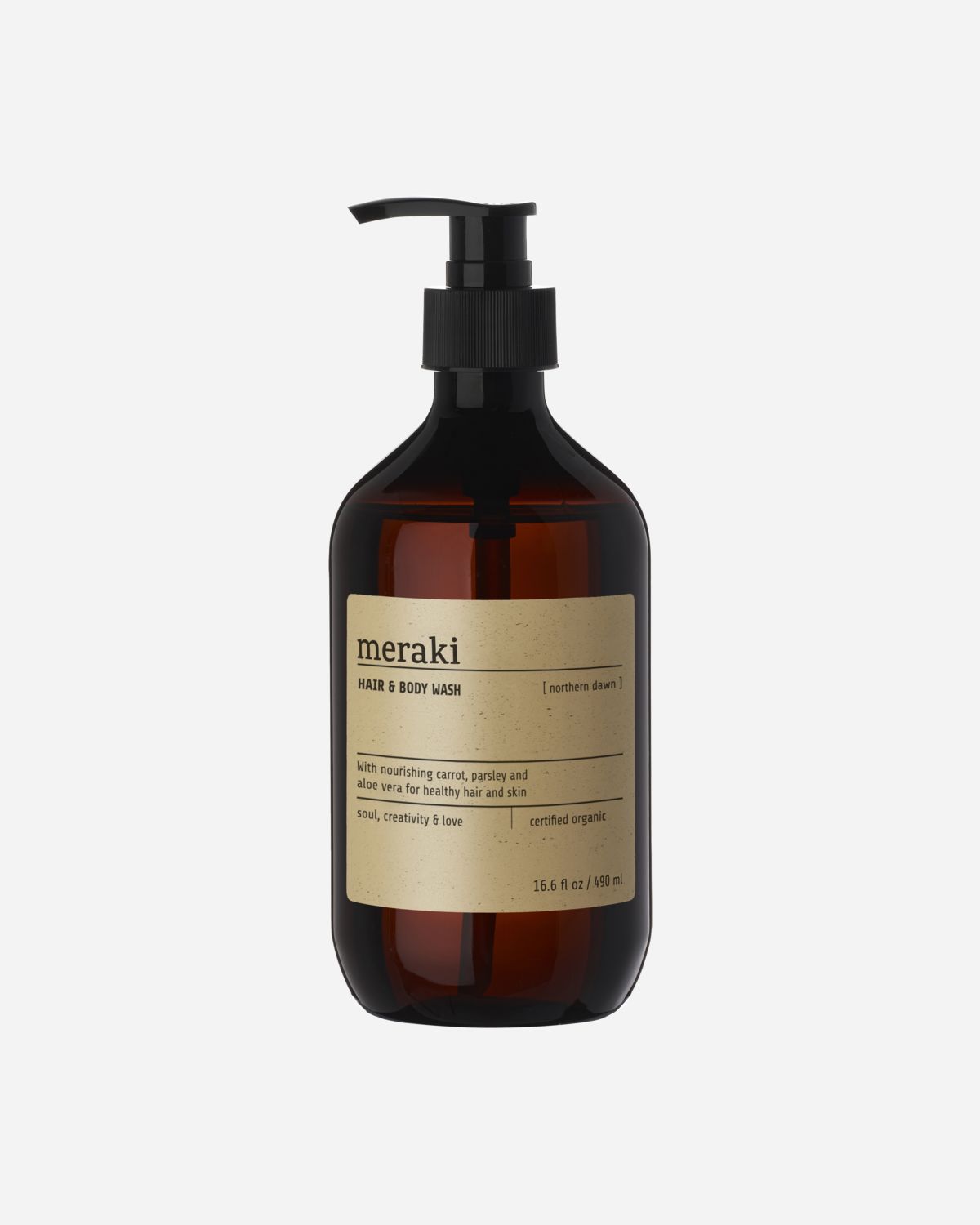 Meraki - Hair & body wash, Northern Dawn 490 ml billede