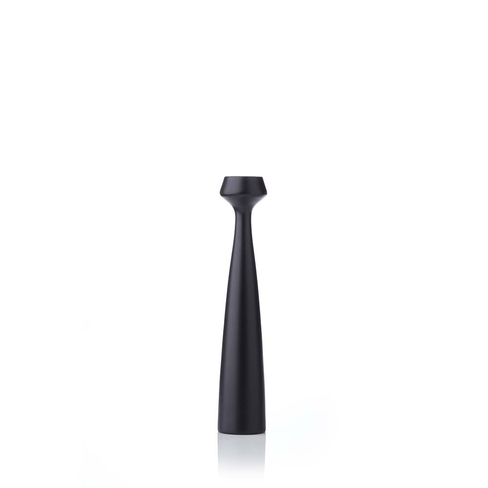 Lily candleholder, black* Lily candleholder, black*