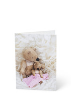 Kay Bojesen - Kort A6 Barnedåb rosa 1 stk.