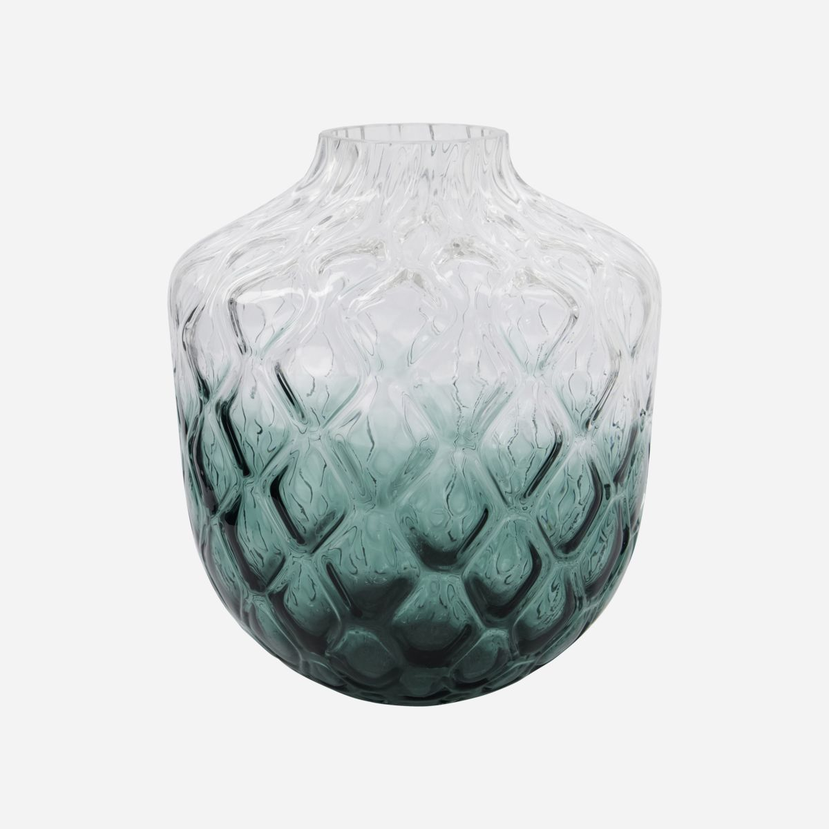 Vase, Art Deco, Grøn 31 cm