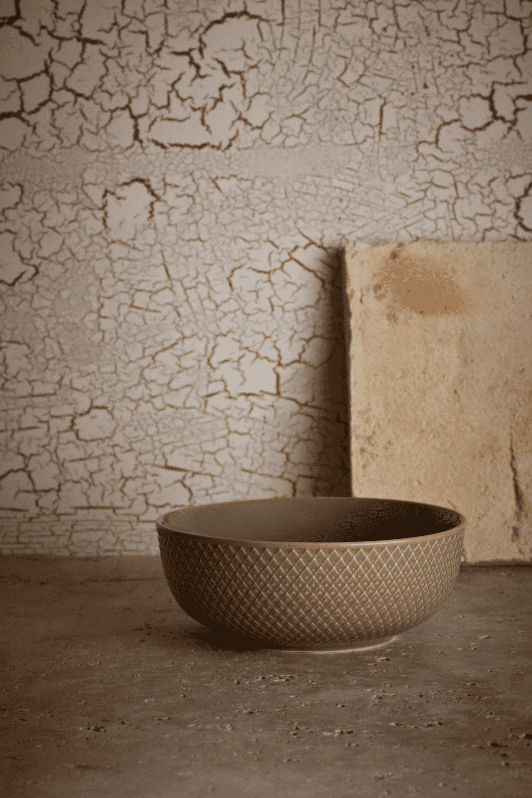Rhombe Earth Skål Ø15.5 cm clay