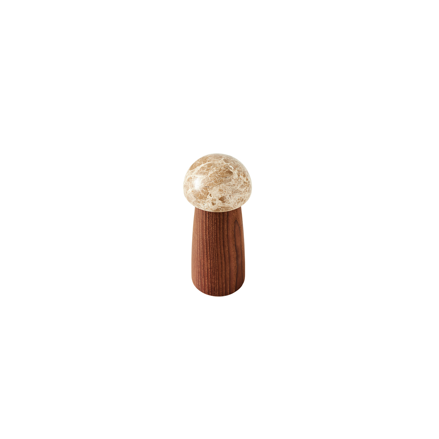 Yami Salt & Peber Kværn S - Brun, Ø6,5xH15 cm
