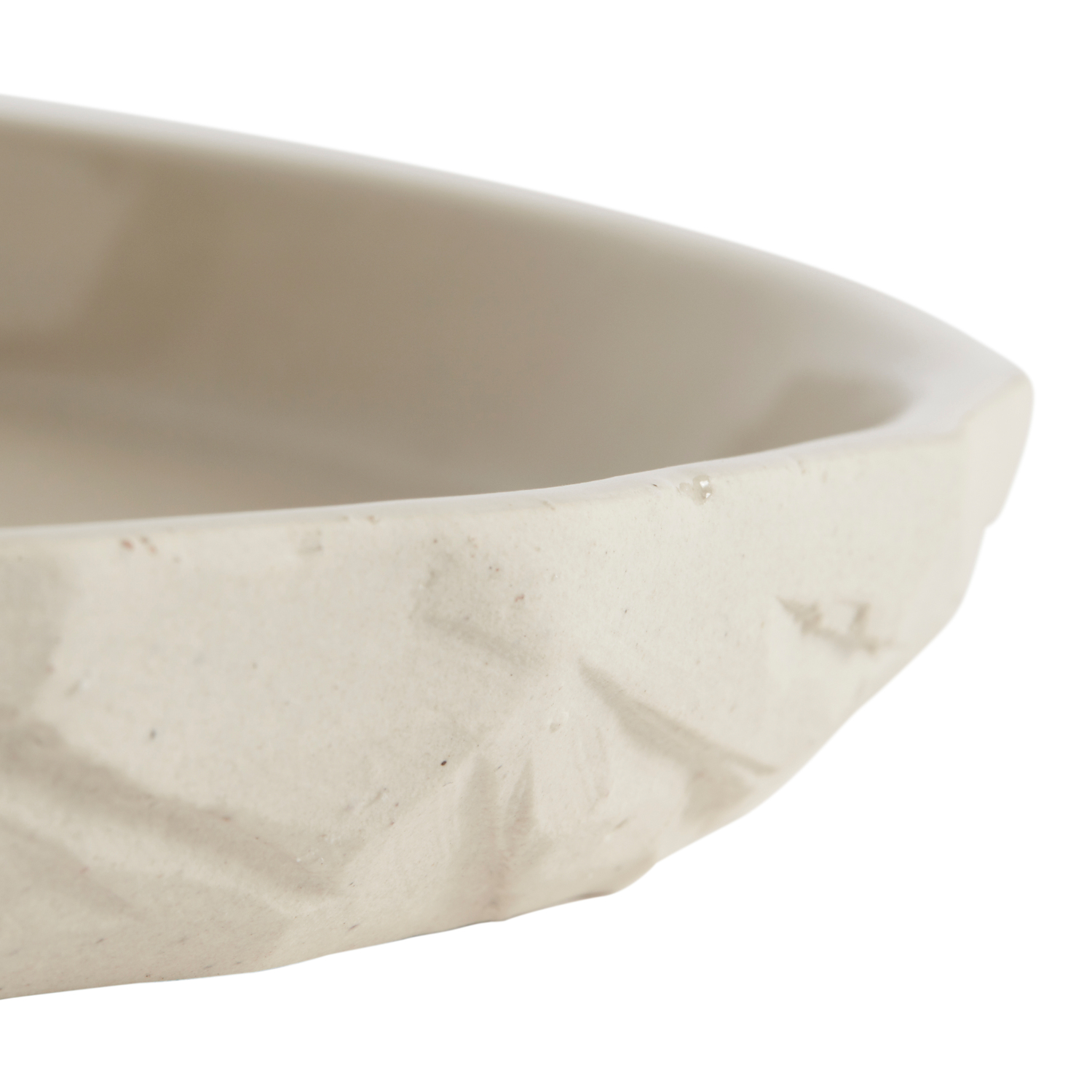 Kuri Middagstallerken Ø26 - Sand, Ø26xH2,5 cm - Keramik - Sand