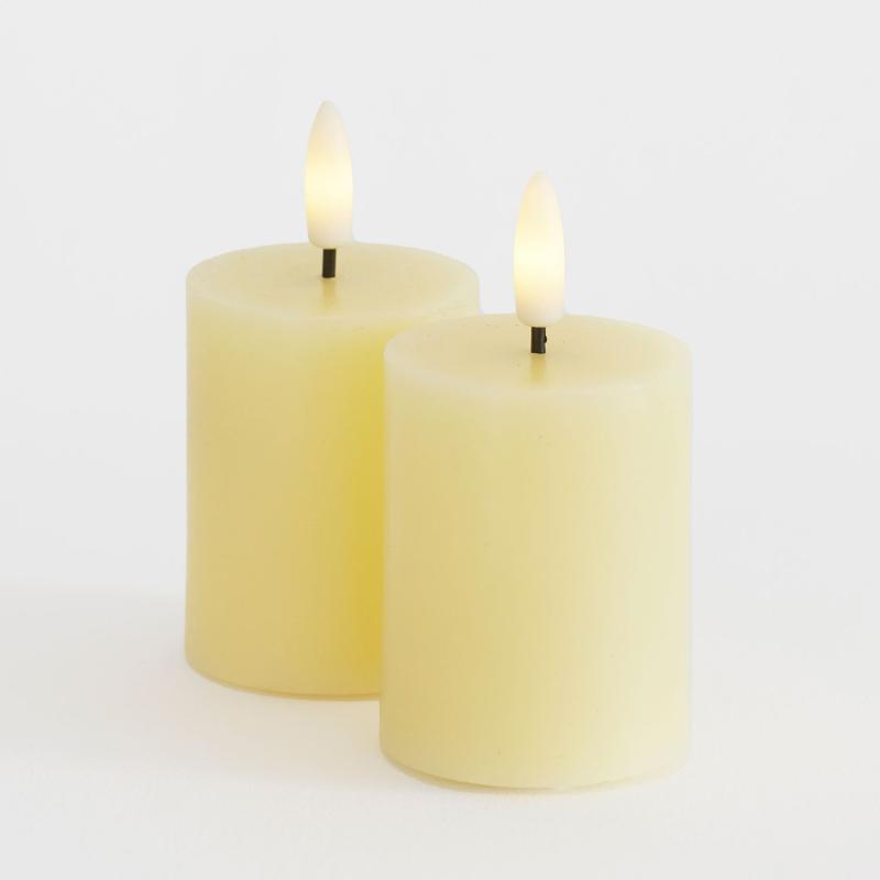 Sirius - Sille Mini 2 stk. sæt, Ø5xH6,5 cm, Lysegul billede