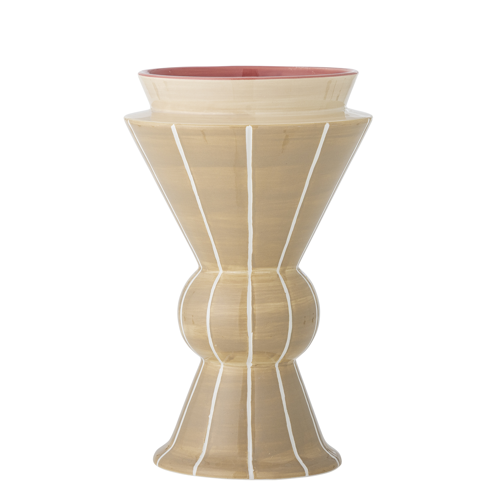 Bloomingville - Trilla Vase, Natur, Keramik, D16xH26,5 cm
