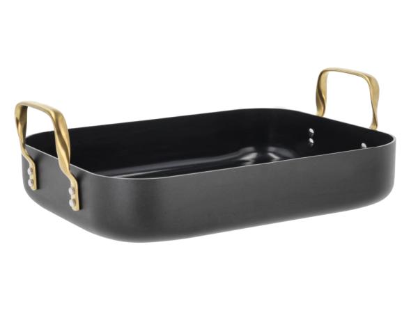 Claus Holm - Bradepande keramisk non-stick Brasserie 34 x 26 x 8 cm Sort