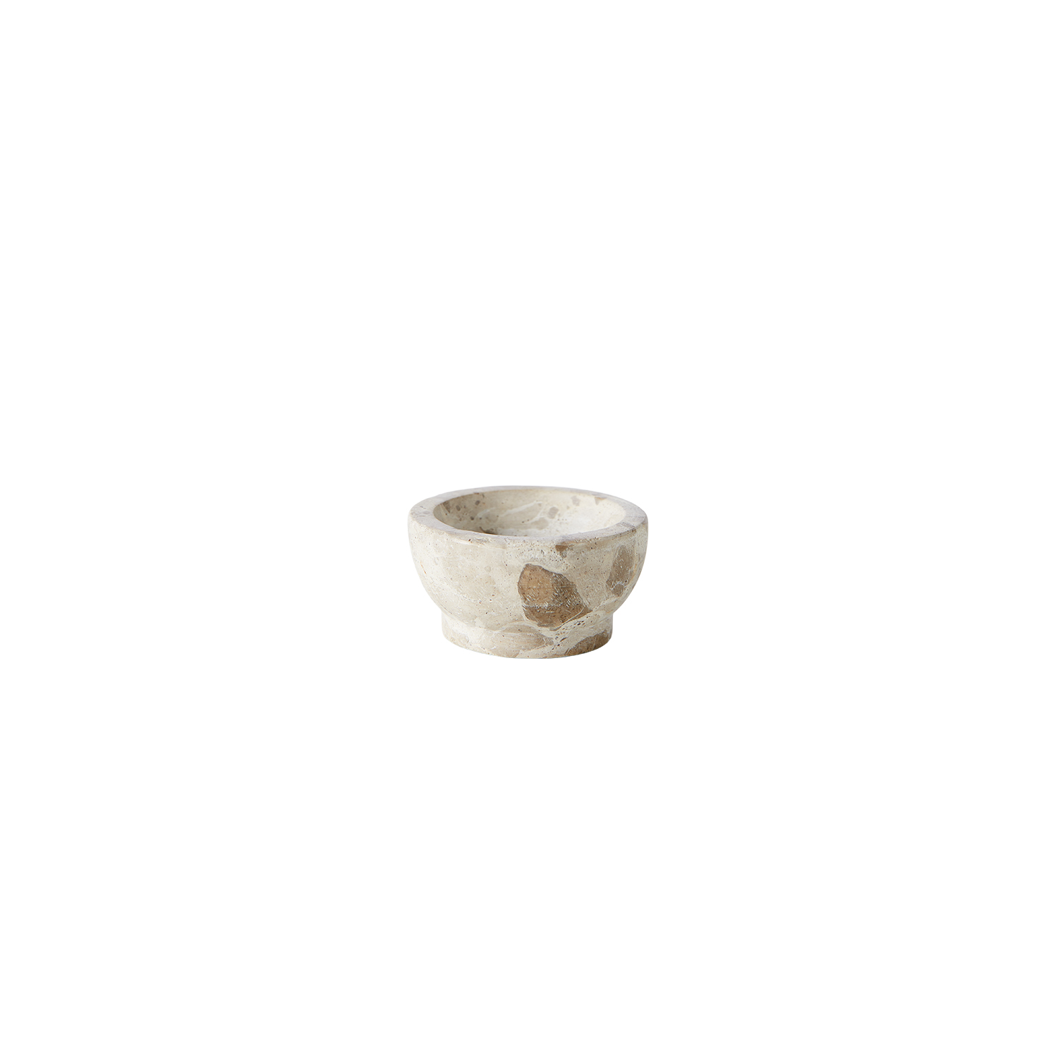 Salt skål Vita - Seashell Marmor - Ø6,3xH3,5 cm
