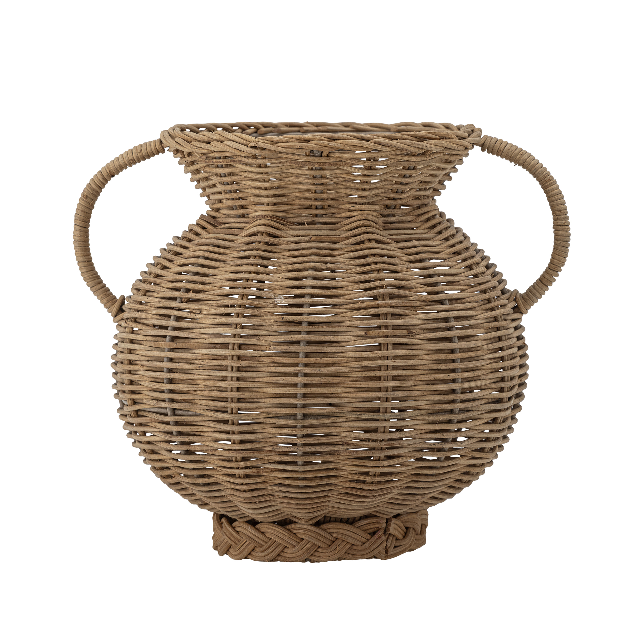 Bloomingville - Uni Vase, Natur, Glas, D25xH25,5 cm