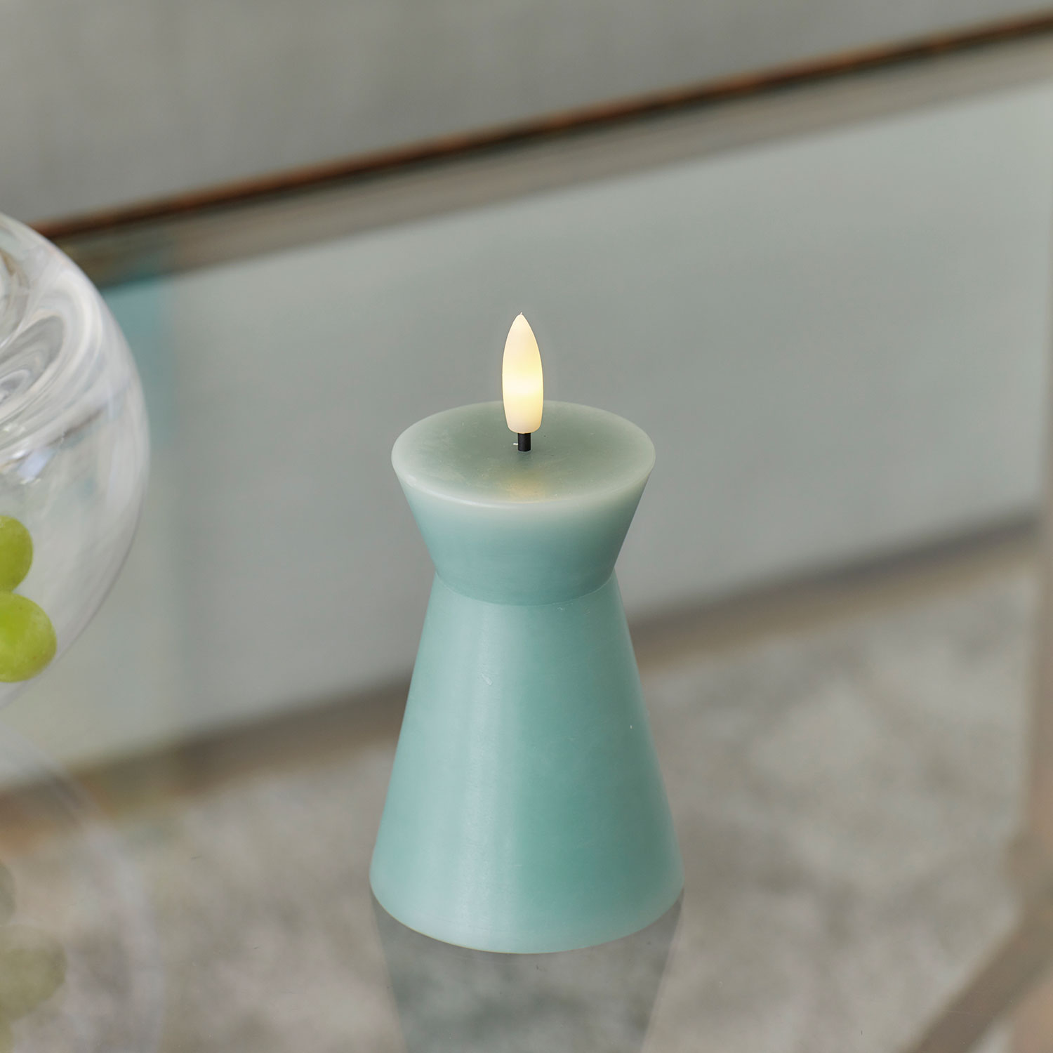 Sirius - Nordisk Skulptur, Sille Kegle Ø6,7x10 cm, Sandy Green