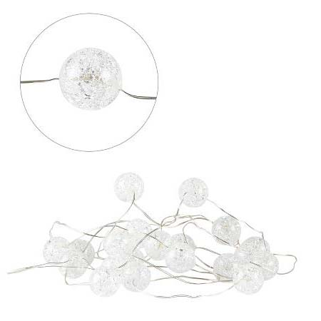 Villa Collection LED Decor Frozen 220 cm Hvid m. timer*