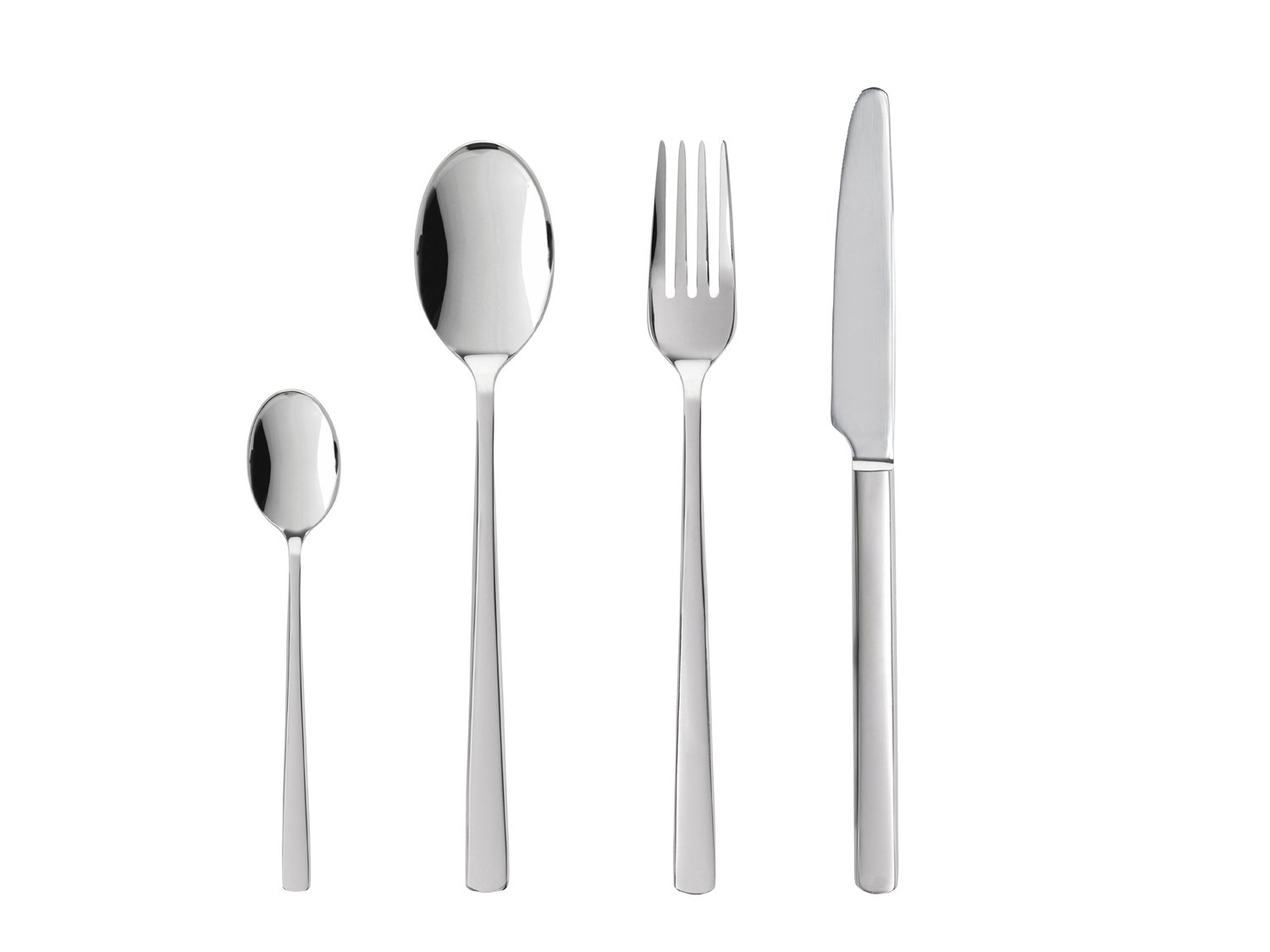 Gense - Bestiksæt Essentials Pure 16 dele Blankt stål