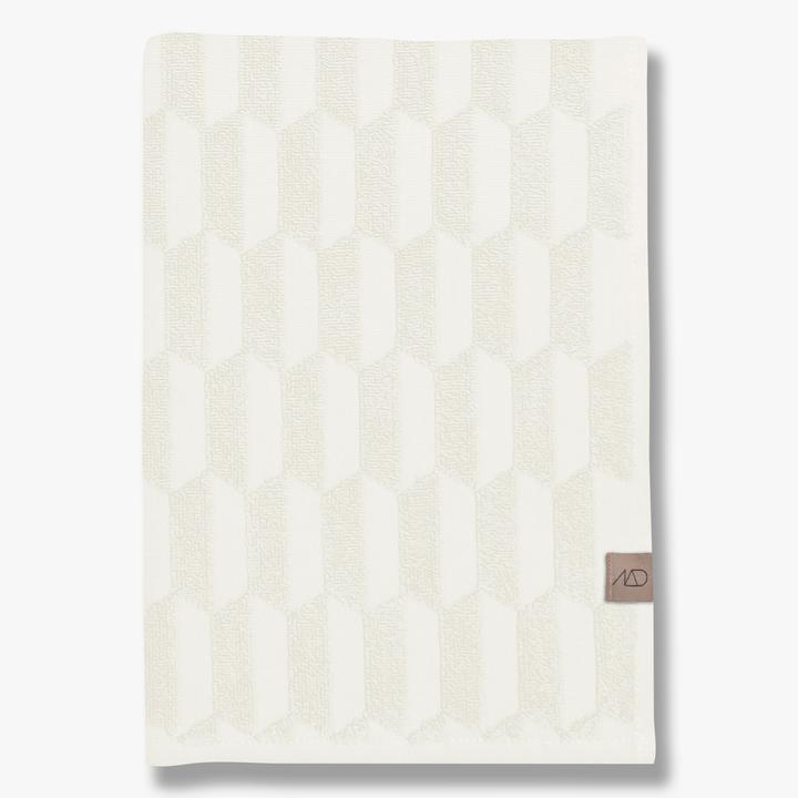 GEO Badehåndklæde, 70 x 133 cm, hvid