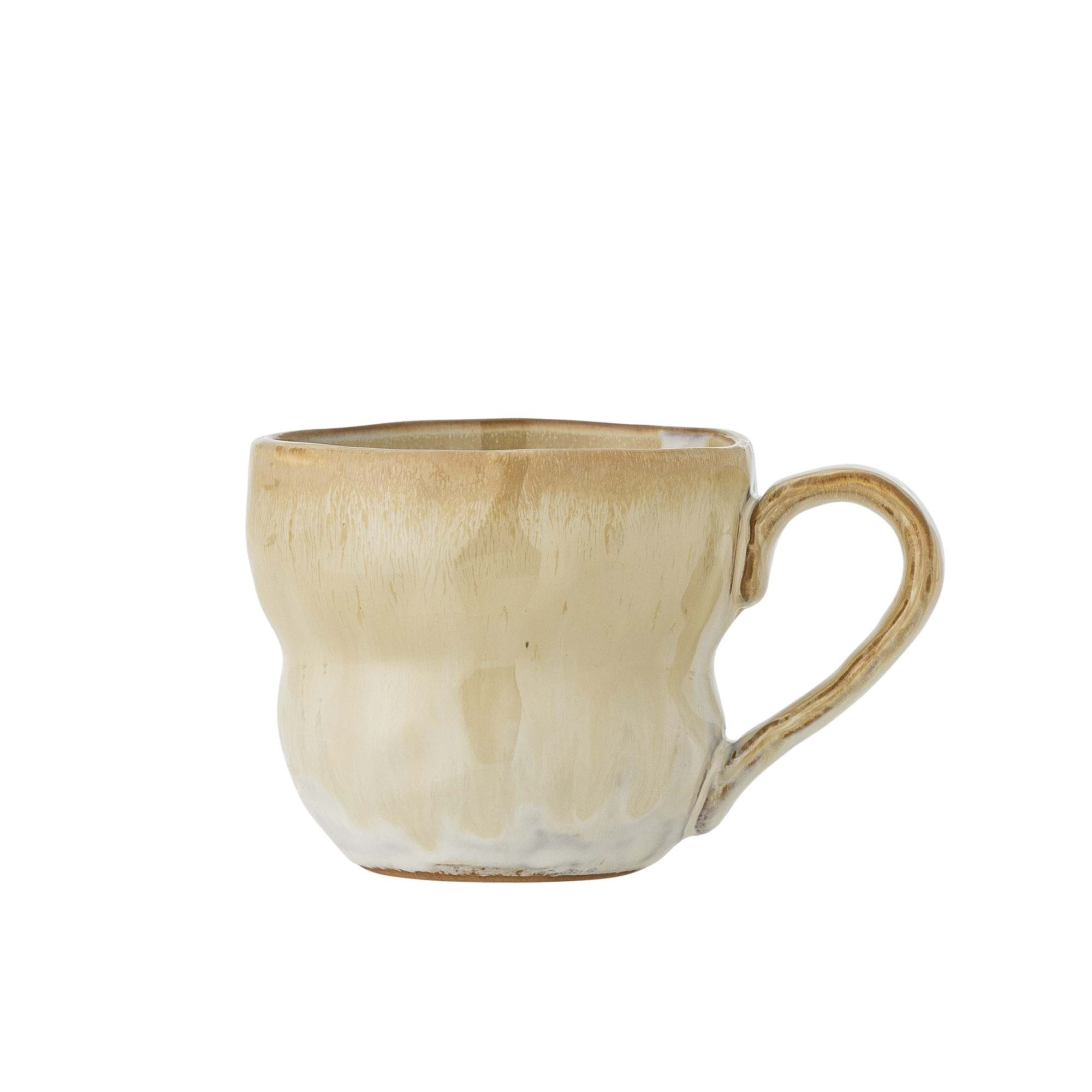 Bloomingville - Nara Kop, Natur, Stentøj, D9,5xH8 cm billede