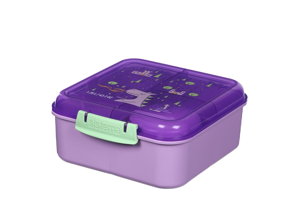 Sistema - Bento Cube 1,25L, Lunch Kids Purple