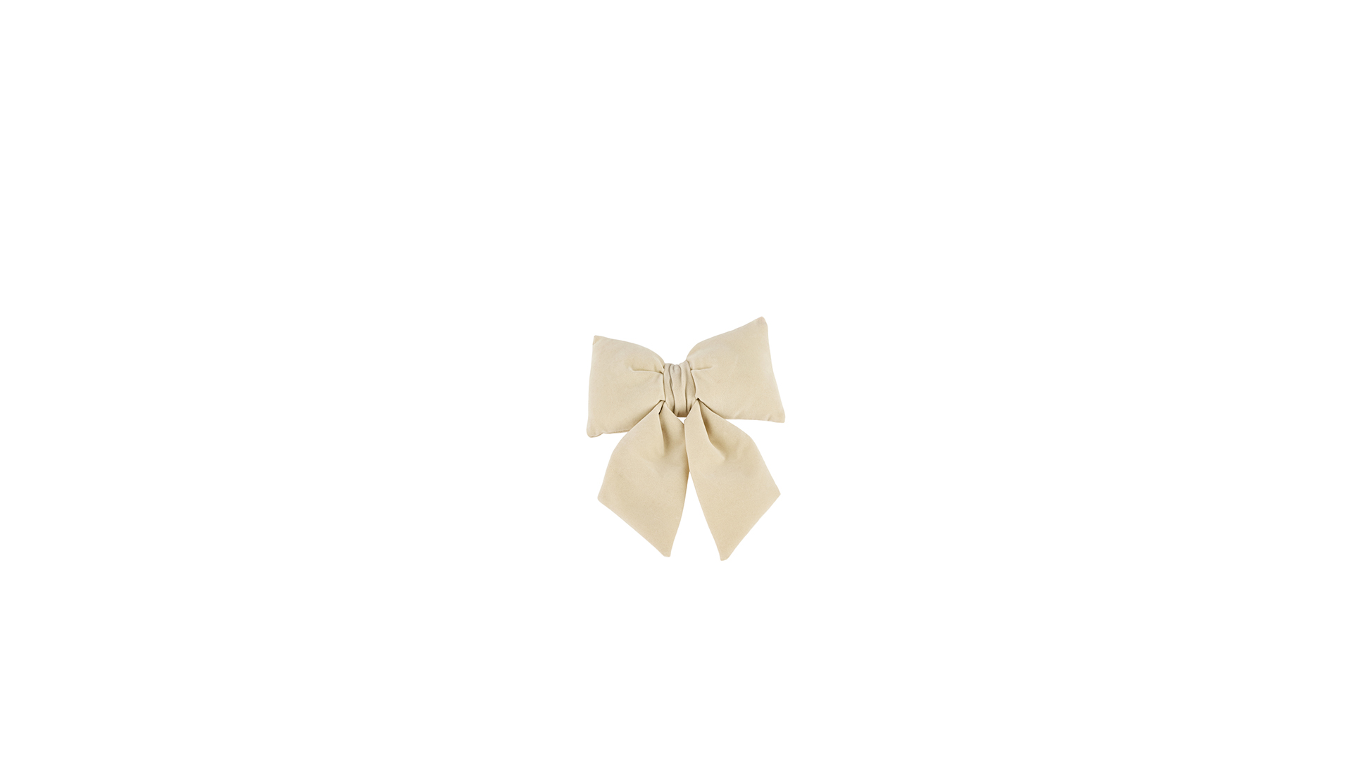 Sløjfe 20 cm Cream