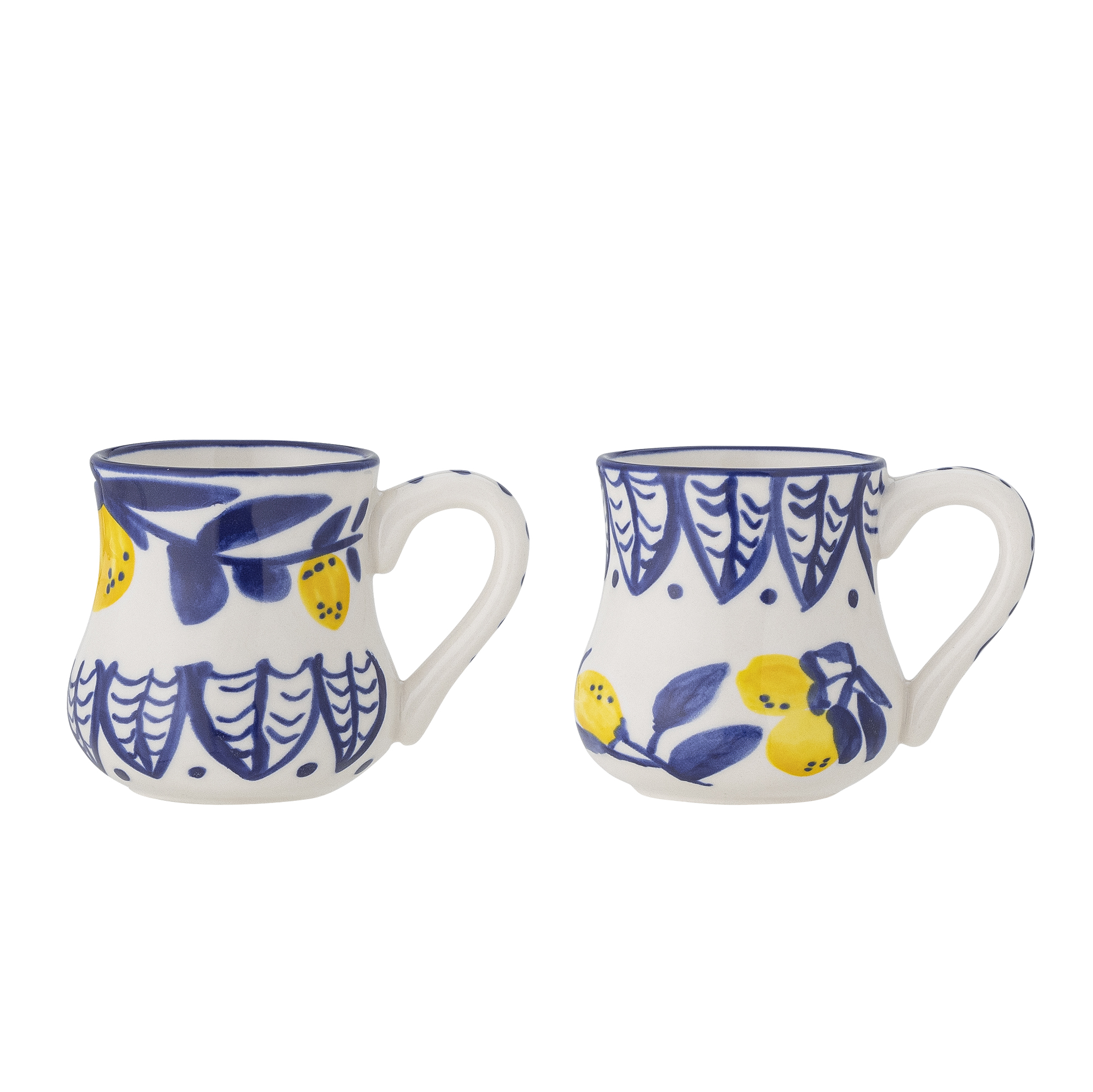 Bloomingville - Maxima Espressokop, Blå, Stentøj, D6xH6,5 cm, Set of 2 billede