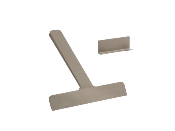 ZONE Denmark - Ume Skraber m. holder 24 x 22 x 2,2 cm Taupe