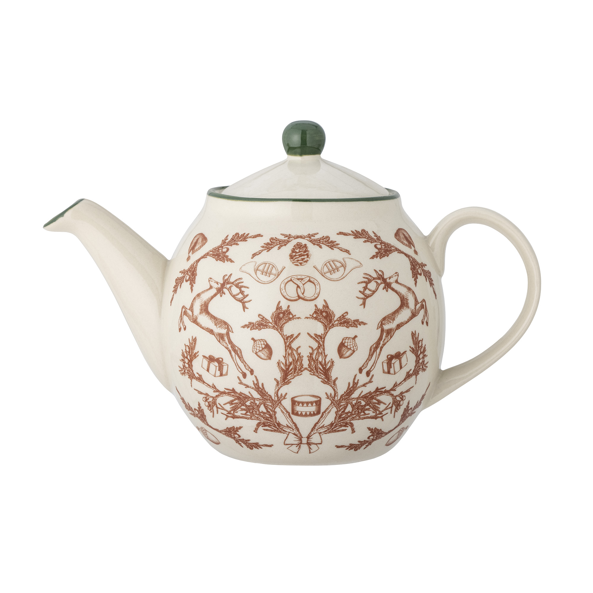 Bloomingville - Beth Tekande, Brun, Stentøj, D14xH16 cm