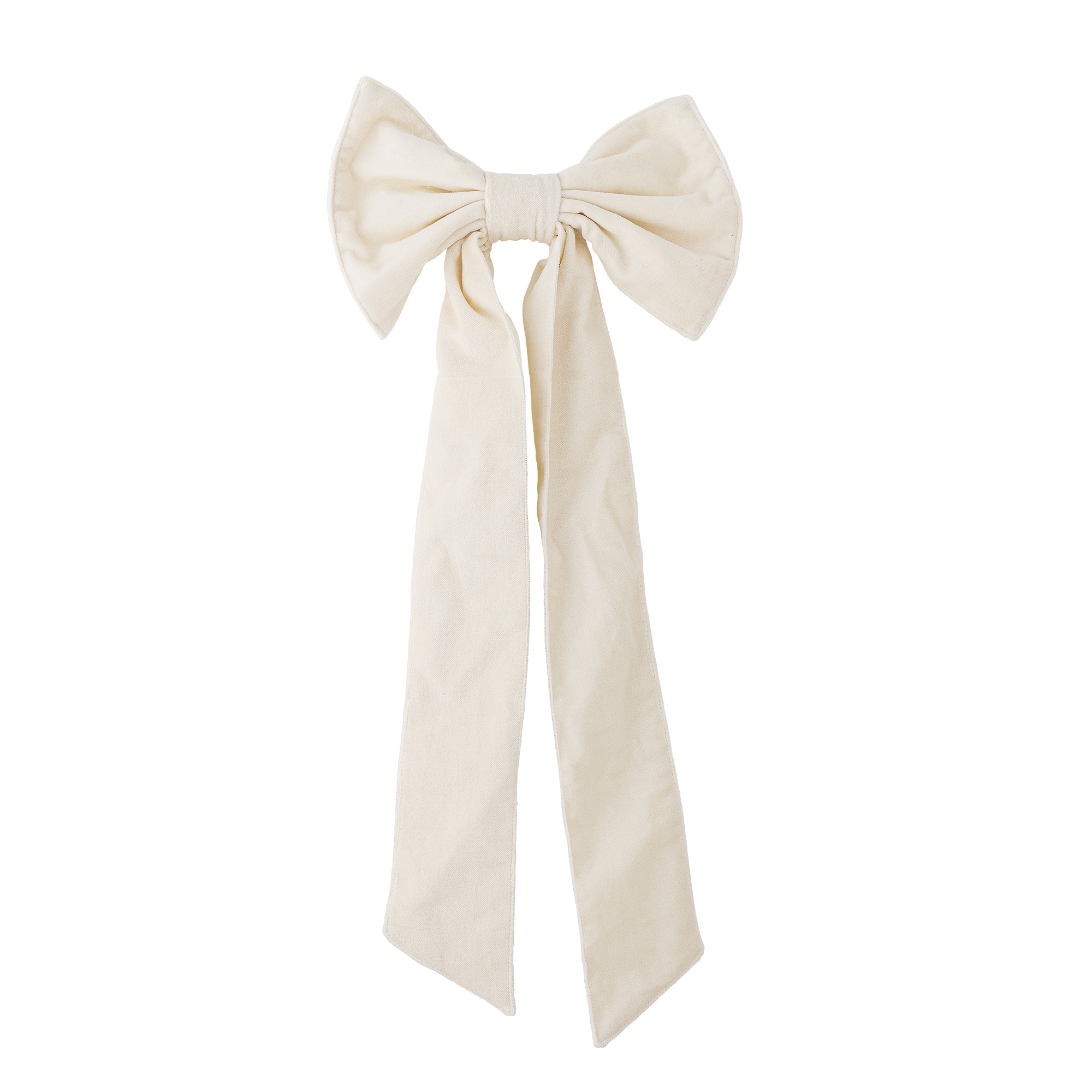 Bloomingville - Ruby Dekorations Sløjfe, Hvid, Bomuld, L53xW25 cm