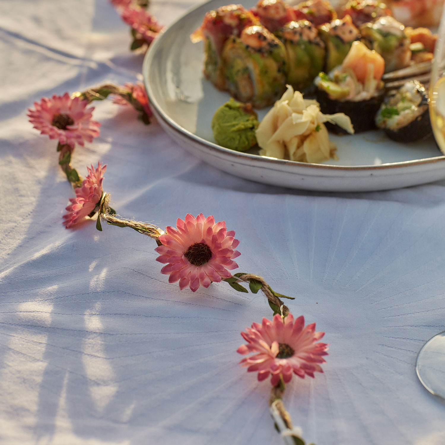 Sirius - Flora lyskæde, 20LED, Pink 2m