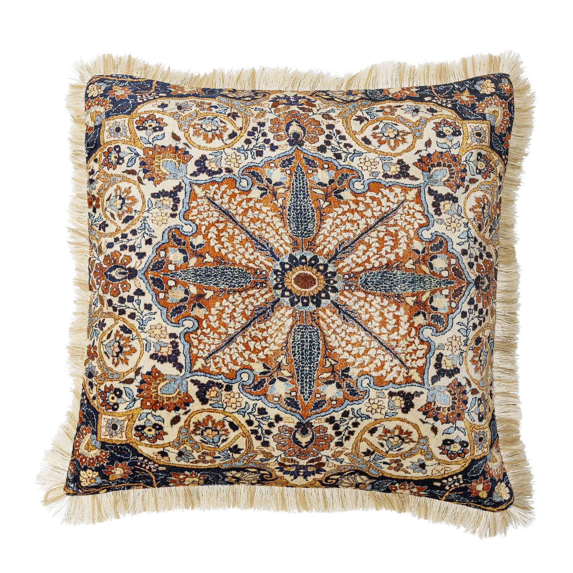 Bloomingville - Asu Pude, Brun, Viskose, L50xW50 cm