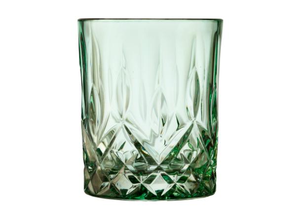 Lyngby Glas Sorrento Whiskyglas 32 cl 4 stk. Grøn