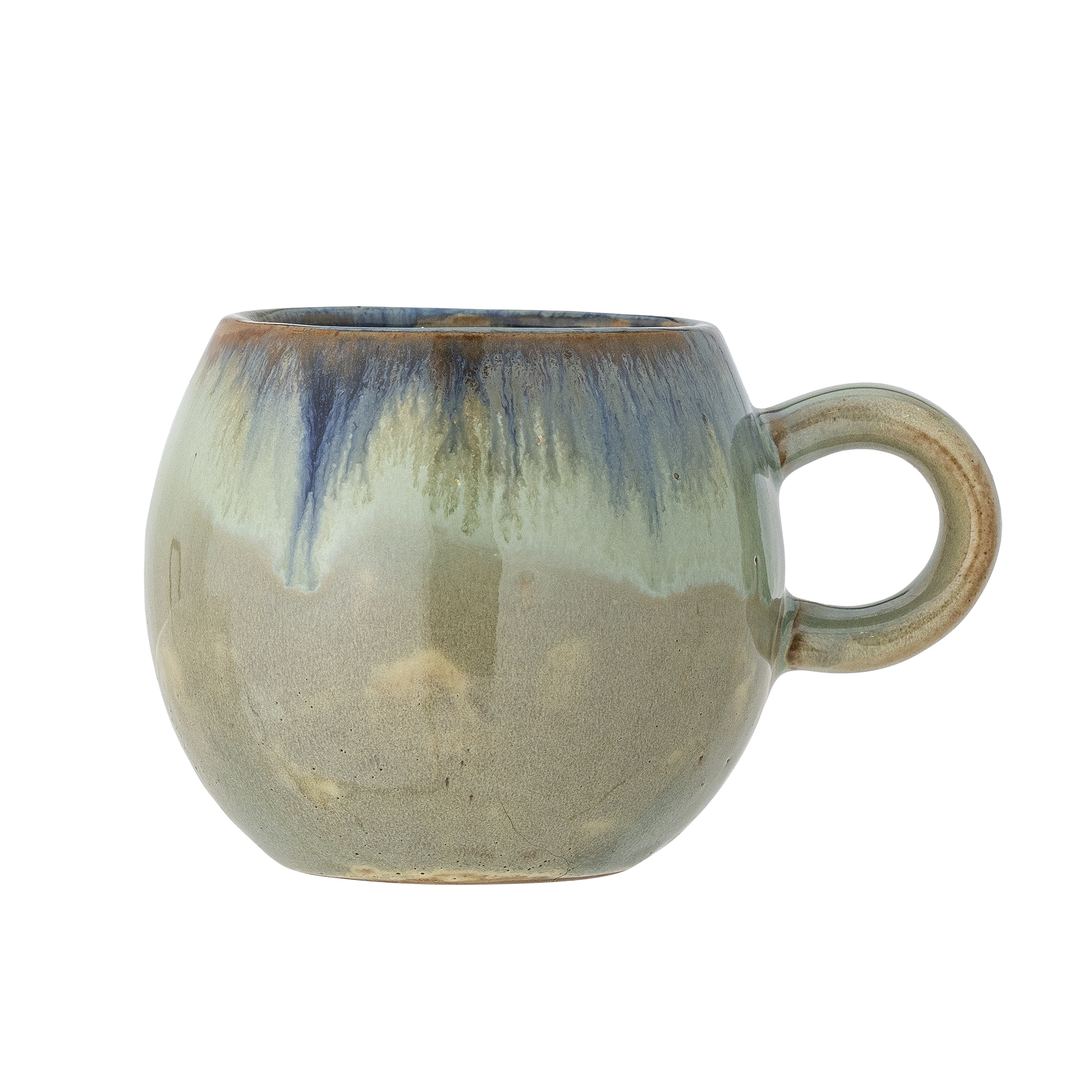 Bloomingville - Paula Kop, Grøn, Stentøj, D9xH8 cm