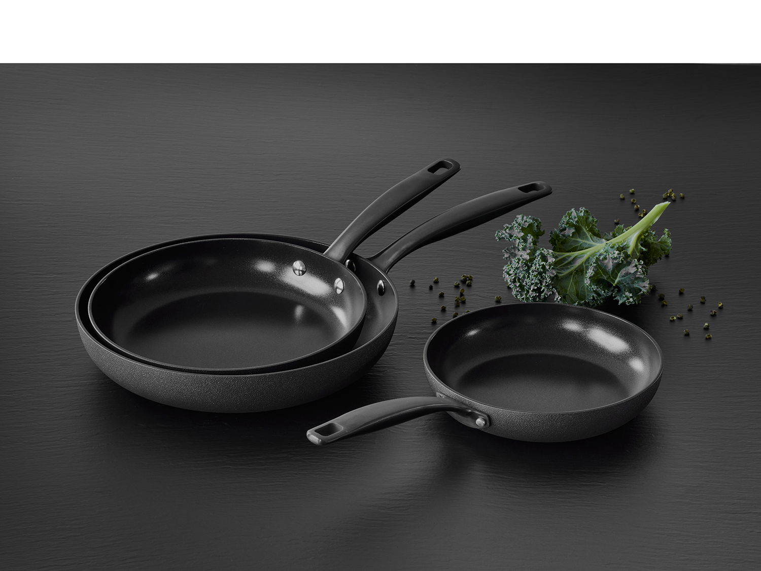 Stegepande Black Fossil 20cm Aluminium/keramisk*