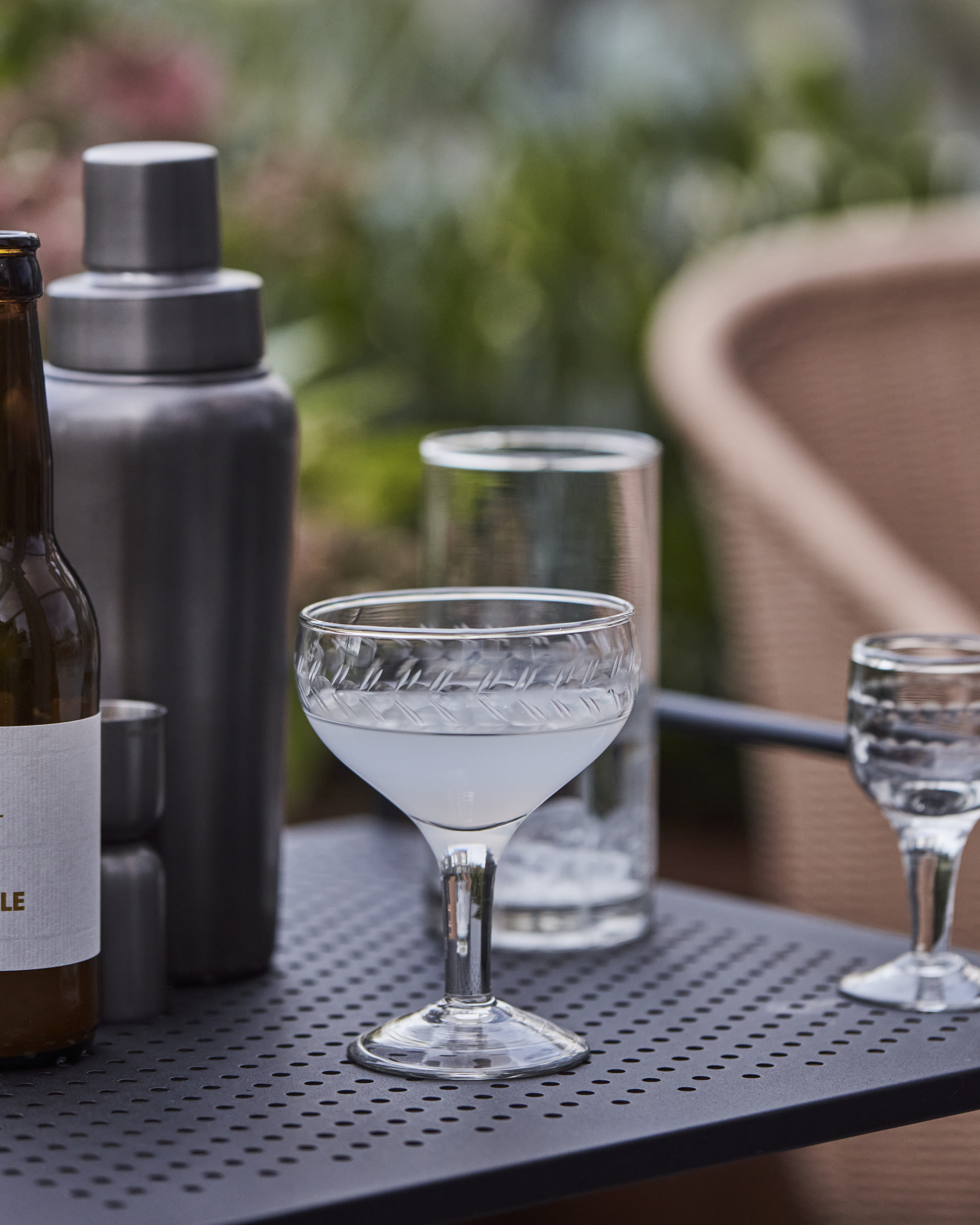 Cocktailglas, Vintage, Klar