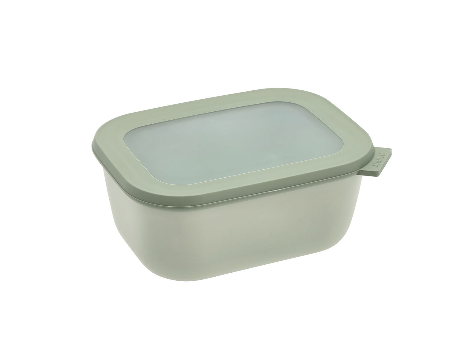Mepal - Rektangulær skål m/låg Cirqula 1500 ml Nordic sage