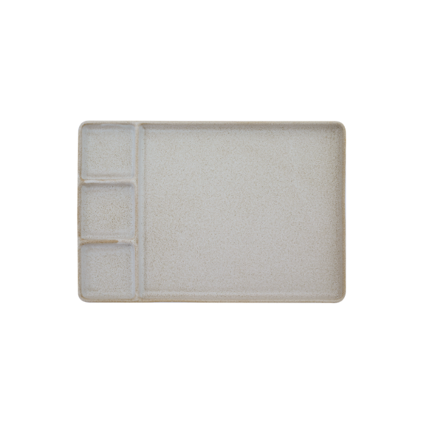 Aida - RAW Sandy Beige - tapas/ sushi tallerken 1 stk 32 x 22 cm 1 stk 32 x 22 cm