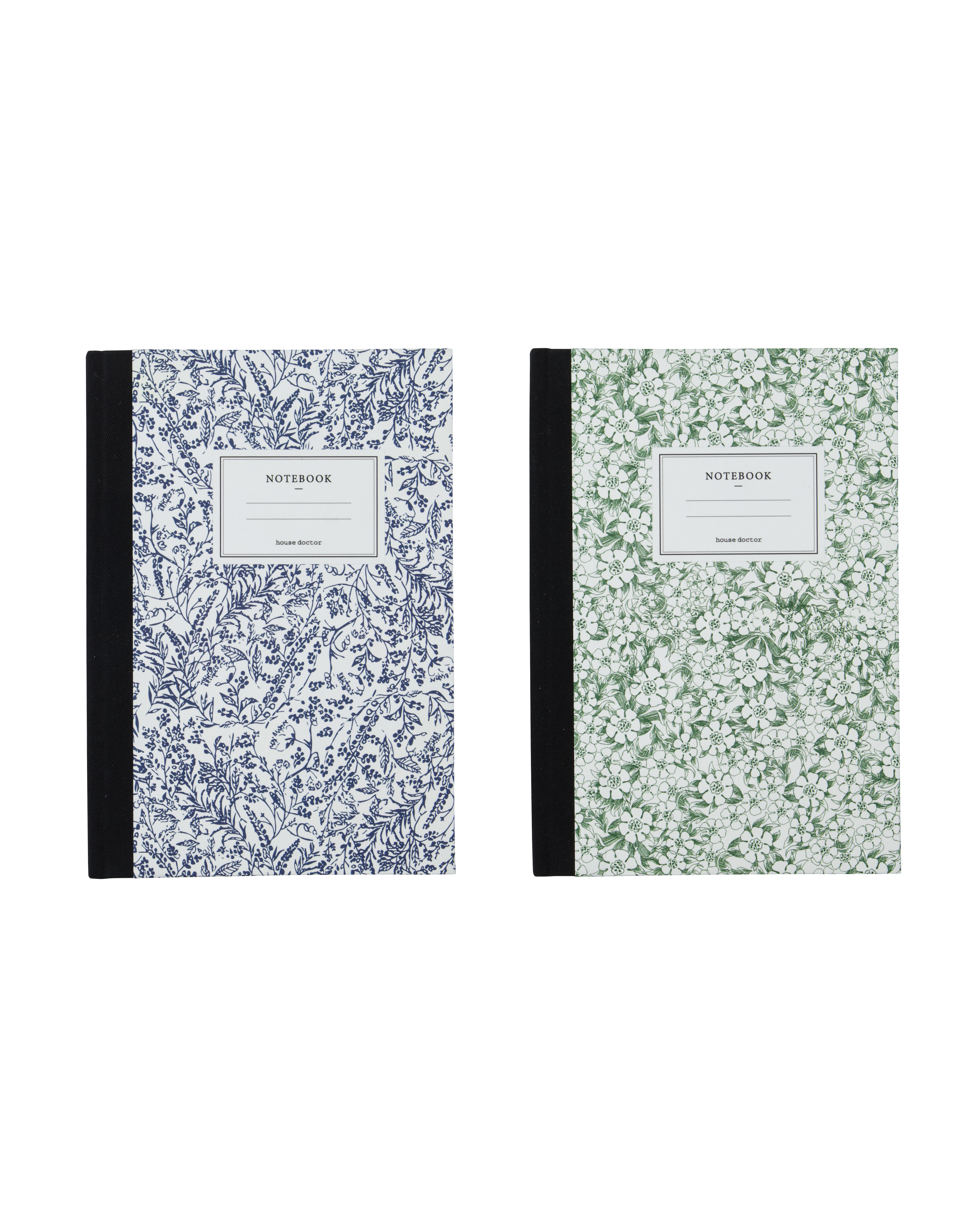 House Doctor - Notesbog, Note, Grøn, Blå