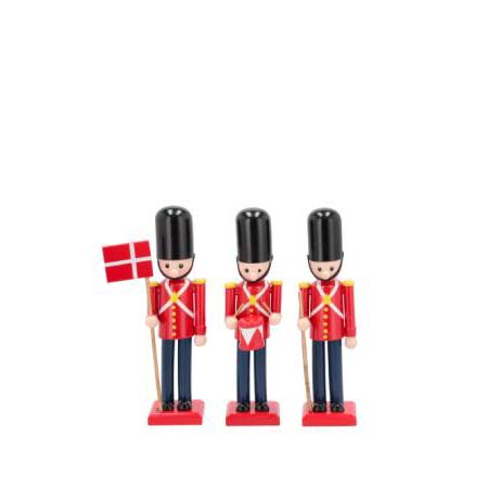 Celebrate Garder 15 cm 3 stk. Rød/Sort Træ* Celebrate Garder 15 cm 3 stk. Rød/Sort Træ*