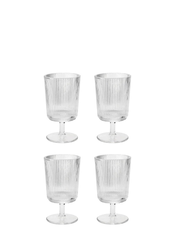 Stelton - Pilastro vinglas 0.18 l. 4 Stk clear