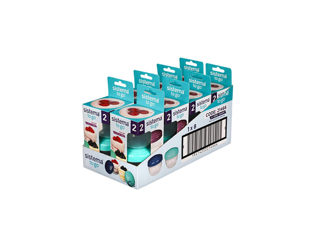 Sistema Yogurt To Go 2Pack 150ml Sistema Yogurt To Go 2Pack 150ml