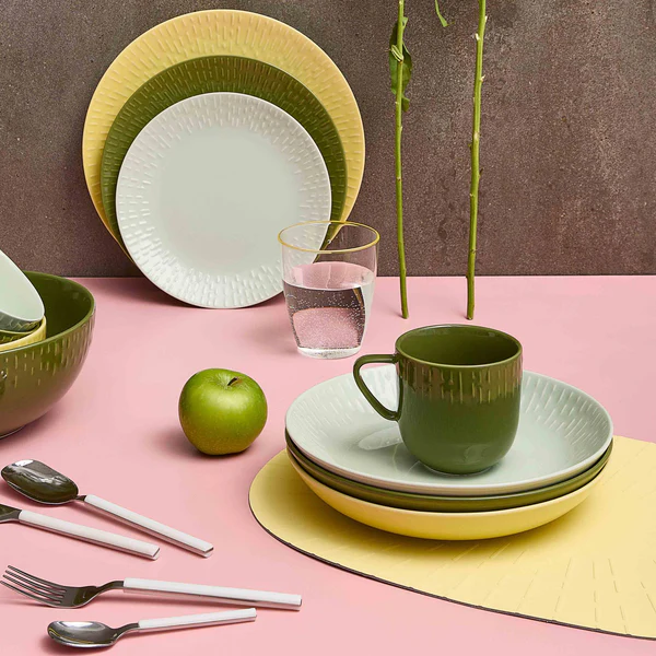 Confetti Lemon dækkeserviet