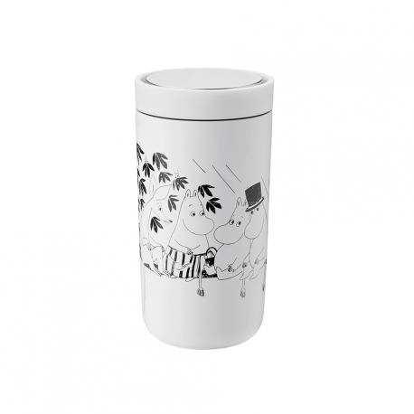 Billede af Stelton - To Go Click to go cup, 0,2 l. - soft white - Moomin