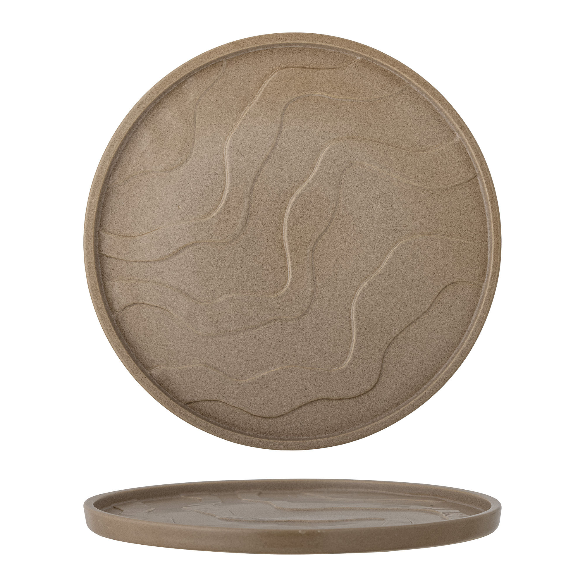 Bloomingville - Noria Fad, Brun, Stentøj billede