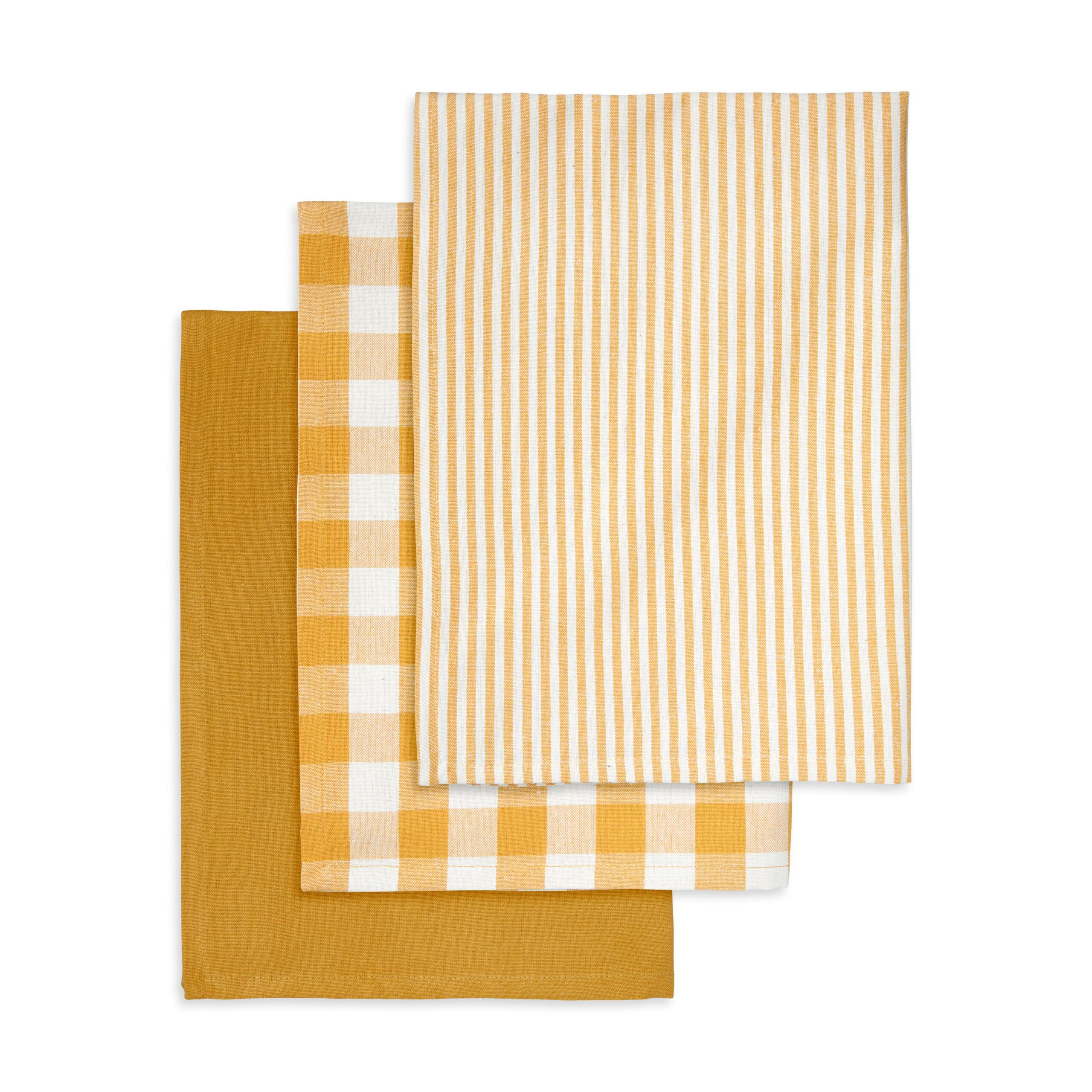 Engholm Textiles - Viskestykke 3-Pack Recycle 50x70cm, Orange