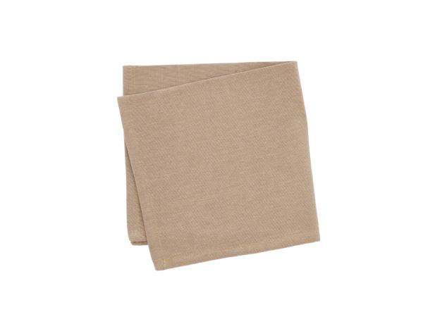 Bastian - Tekstiler Mundserviet 45 x 45 cm Fungi brun