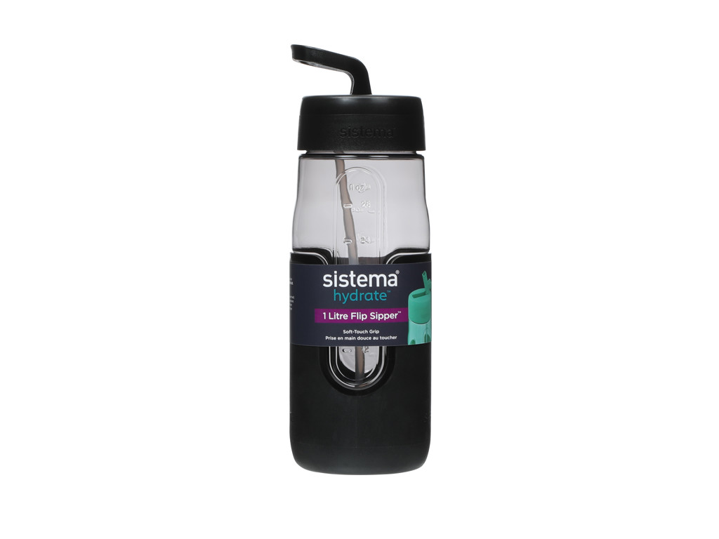 Dataski Sipper Sistema Flip Sipper Bottle 1L, Sort || Altid et godt tilbud!