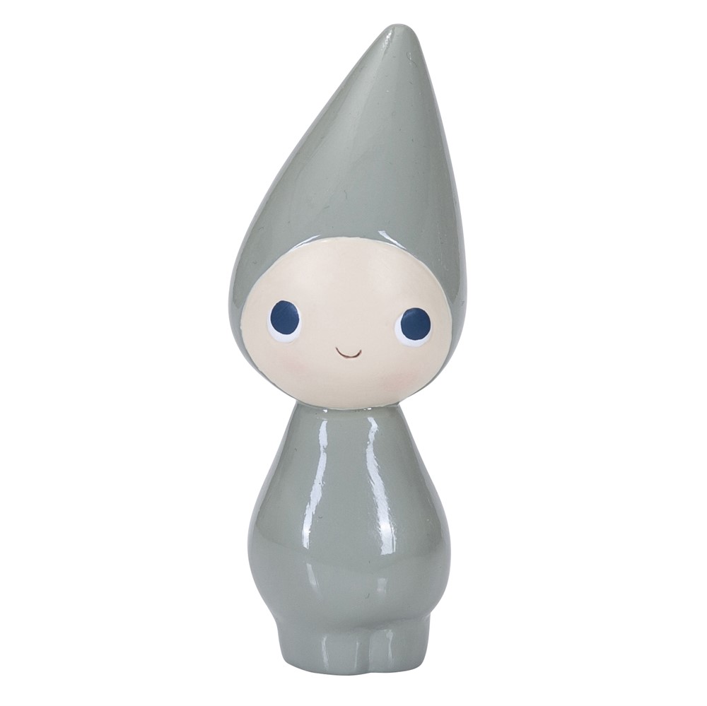 Peggy - Fin figur med store øjne, 11 cm - sort, grå eller hvid - figur Peggy smilende