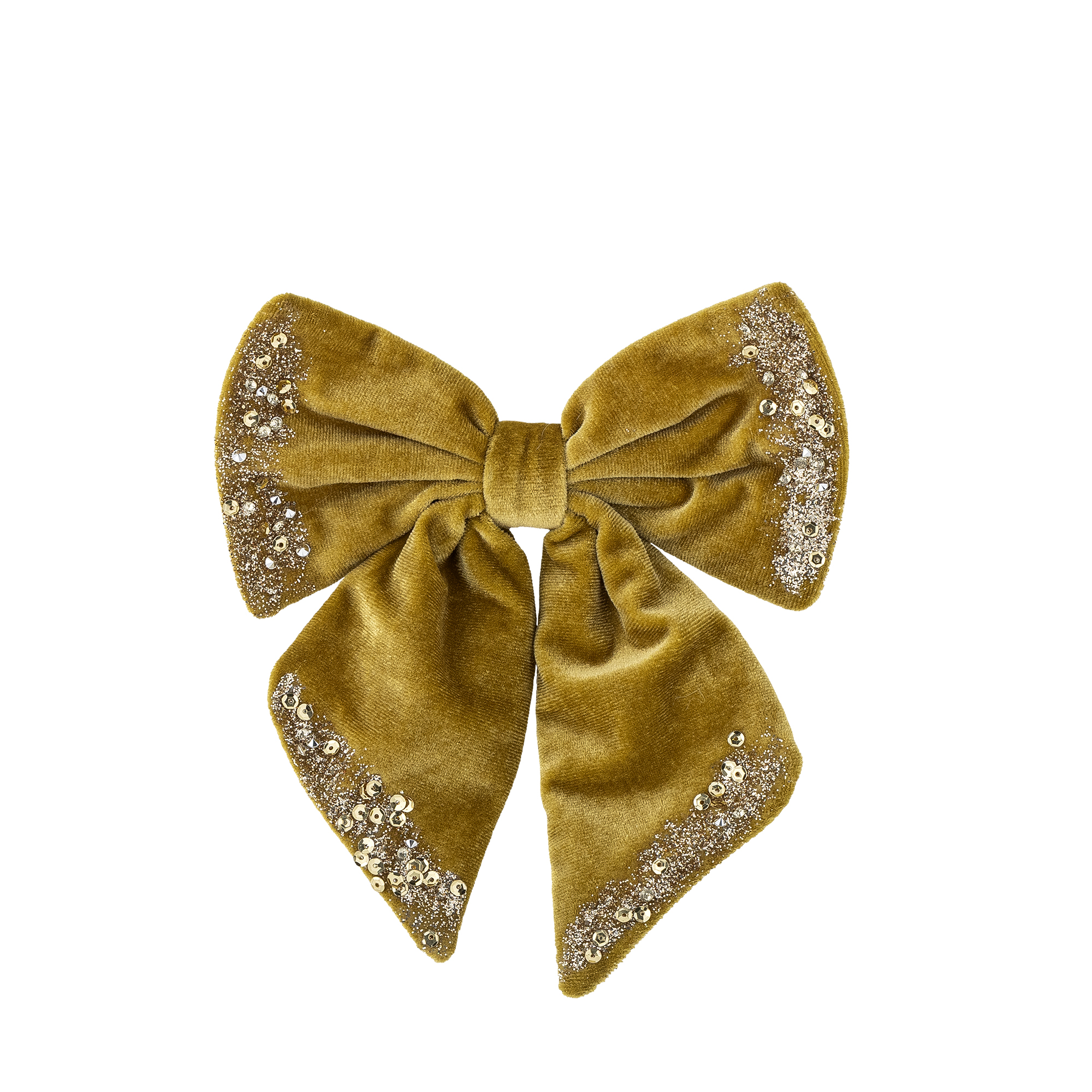 Bloomingville - Ruby Dekorations Sløjfe, Guld, Polyester, L18xW16 cm