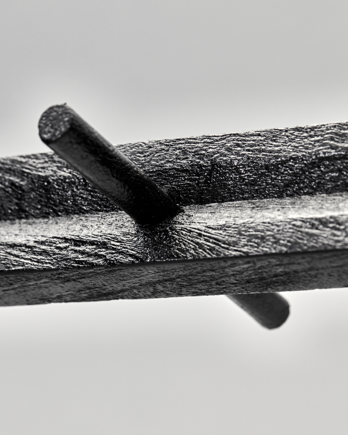 Knagerække, Mono, Sort